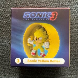 Sonic the Hedgehog Yellow Roller Action Figure #3 McDonald’s Happy Meal Toy
